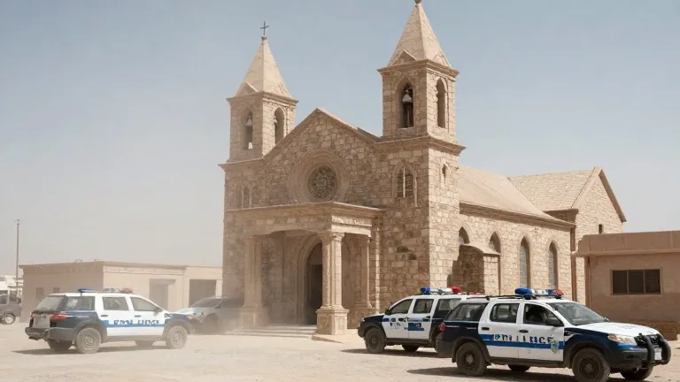 Illustration for: King Abdullah orders security crackdown after Karak church attack