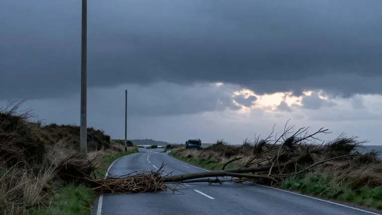 Illustration for: Power Operators Restore 700,000 UK Customers After Storms Austen and Boelo