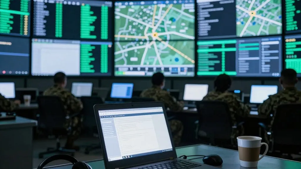 Illustration for: Ukrainian soldiers regain high-speed satellite internet after week of slowdown